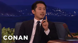 Steven Yeun: Conan's Been Mispronouncing My Name For Years | CONAN on TBS