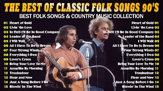 Old Folk Songs - The Best Of Classic Folk Songs 90's - Simon & Garfunkel, James Taylor, Bob Dylan