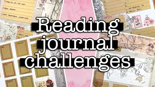 Reading Journal Challenges 💜 Reading journal ideas