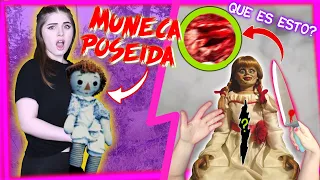 NUNCA ABRAS una MUÑECA ANNABELLE a las 3:00 A.M!! 😭😰 *Está poseída* ¡Estoy en peligro!