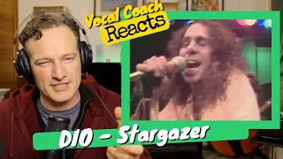 DIO  "Stargazer" A lesson in stamina and technique - Vocal Coach reaction and analysis