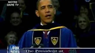 President Obama Notre Dame Speech (Part 1)