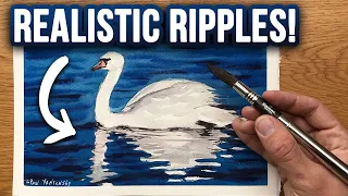 Paint REALISTIC Water Ripples in Watercolor