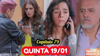 VENCER O DESAMOR capítulo de hoje quinta-feira (19/01/2023) novela do SBT