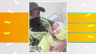 Mujer detenida dio a luz dentro de una patrulla de la Policía - Telemedellín