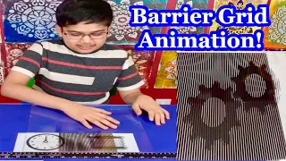 Barrier Grid Animation EXPLAINED! Kinegram. Picket Fence Animation. Scanimation.