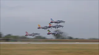 60th anniversary of Frecce Tricolori -Formation take off