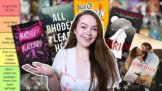 tier ranking every ROMANCE book i've read 💌 from top tier to garbage