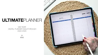 2024-2025 Mid Year Ultimate Digital Planner Walkthrough