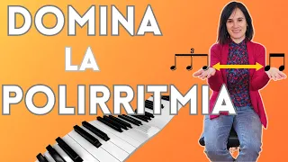 Polirritmia: Tres contra dos FÁCIL al piano.