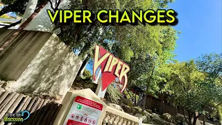 Quick Update from Six Flags Magic Mountain! Viper Changes and More!