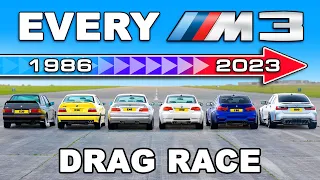 BMW M3 Generations DRAG RACE