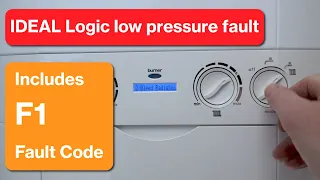 IDEAL Logic low pressure fault | Refill tutorial