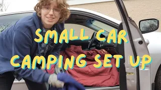 Easy No Build Car Camping Setup In Honda Accord | How To Sleep Comfortably In Your Car