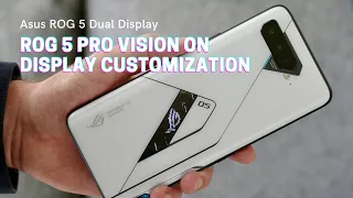 ROG 5 Pro Vision On Display Customization #Shorts