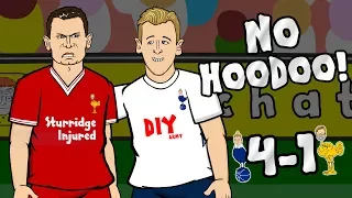 🎤NO HOODOO! 4-1🎤 Spurs vs Liverpool (Parody Cartoon 2017)