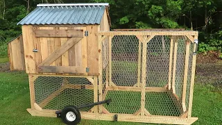 Chicken coop pallet wood part 2