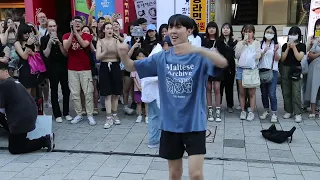 Kpop&JHKTV]spectator an lmpromptu dance#ARTBEAT in hongdae #HOT-SEVENTEEN홍대 관람객 즉석춤자랑 핫-세븐틴