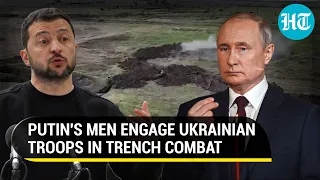 Russian Army 'charges' at Ukrainian troops in trenches | Watch how they forced retreat