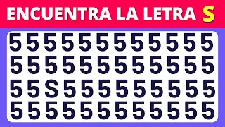 Encuentra lo raro - Edición Números y Letras ✅ Fácil, Medio, Difícil - 30 niveles.