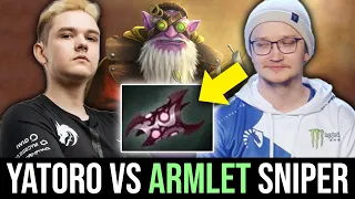 Why everyone HATES THIS HERO — Yatoro vs ARMLET Sniper by Matu