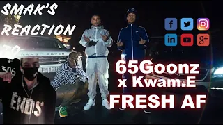 Canadian Rapper reacts to German Rap |  65GOONZ FEAT  Kwam E   Fresh AF @SMAKSHADE #5MIN06SEC