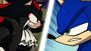 Sonic JOJO: Sonic VS Shadow ( Русская озвучка от объединения Yuneko )
