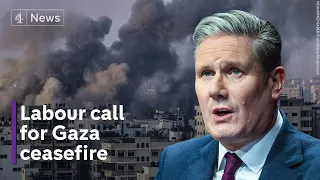 Labour call for immediate humanitarian ceasefire in Gaza for first time