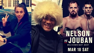 Joanna Champ says she is not fighting in Dallas; Jacare wants to stay active; Nelson vs Jouban