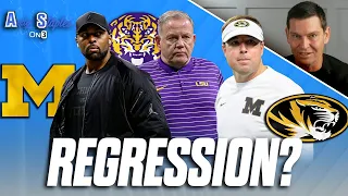 What Teams Could REGRESS in College Football in 2024? Why it could be Missouri, Michigan, and LSU