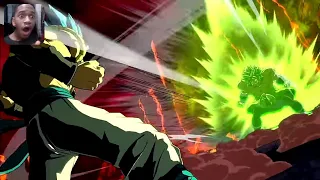 DRAGON BALL FIGHTERZ DBS BROLY DRAMATIC FINISH REACTION!!!!!