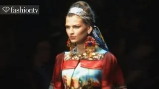 Dolce & Gabbana Spring/Summer 2013 ft Bianca Balti | Milan Fashion Week with Hofit Golan | FashionTV