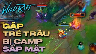 LMHT : Tốc Chiến - CORKI MID - Vừa gặp Trẻ Trâu chung team vừa bị CAMP sấp mặt