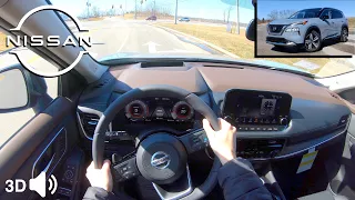 2021 Nissan Rogue Platinum // POV Test Drive (3D Binaural Audio) (ASMR)