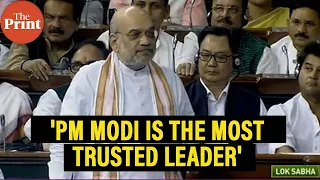 'Modi is the most trusted PM since independence', says Amit Shah during no-trust debate in Lok Sabha