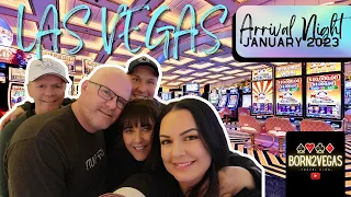 RESORTS WORLD & COSMO - Vegas Travel Vlog, Arrival Night - January 2023