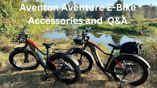 Aventon Aventure E-Bike Q&A and New Accessories