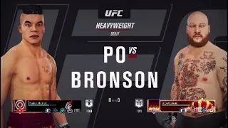 TONG PO VS ACTION BRONSON (ONLINE) UFC 4