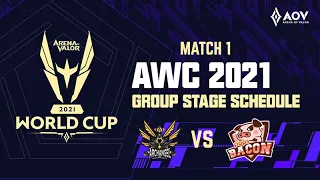Bacon Time vs Archangel - MATCH 1 | AWC 2021 Grup Stage Day 6 | Garena AOV Indonesia