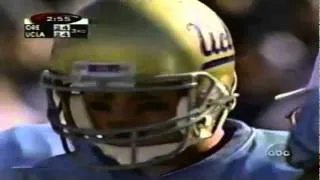 UCLA QB Cade McNown barfs on the field while under center vs. Oregon 10-17-1998