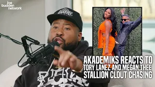 Akademiks Reacts to Tory Lanez and Megan Thee Stallion Clout Chasing with Joe Budden