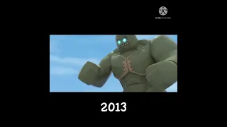 Evolution of Hulk character in lego #Lego #hulk #character #Evolution #shorts