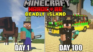 I Survived 100 Days in Jurassic Park on Minecraft... Here's What Happened....