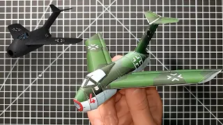 Focke-Wulf Ta 183 Huckebein Aircraft Model | DIY Paper Huckebein | How Make a Paper Airplane Model