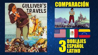 Los Viajes de Gulliver [1939] Comparación de 3 Doblajes Latinos | Original y Redoblajes