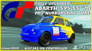 Gran Turismo 7 - Swapped Abarth 595 SS '70 Pro Tune | Nurburgring Setup | K20 Swap | #GT7