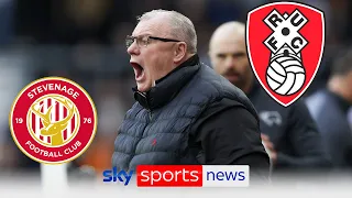 Steve Evans leaves Stevenage to return to Rotherham United