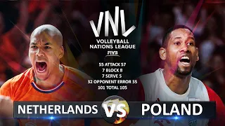 Netherlands vs Poland | Men's VNL 2023