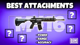 BEST ATTACHMENTS GUIDE FOR M416 IN BGMI FOR ZERO RECOIL🔥BEST TIPS AND TRICKS FOR PUBG MOBILE MEW2