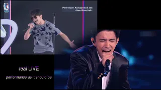 Dimash Kudaibergen - 'Adagio' & 'Sinful passion' both live and lip-sync comparison [New wave 2018]